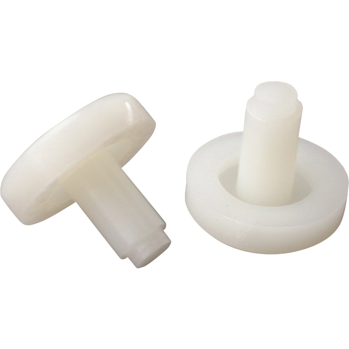 Do it 3/4 In. White Flat Plastic Stem Patio Furniture Cap (4-Pack)