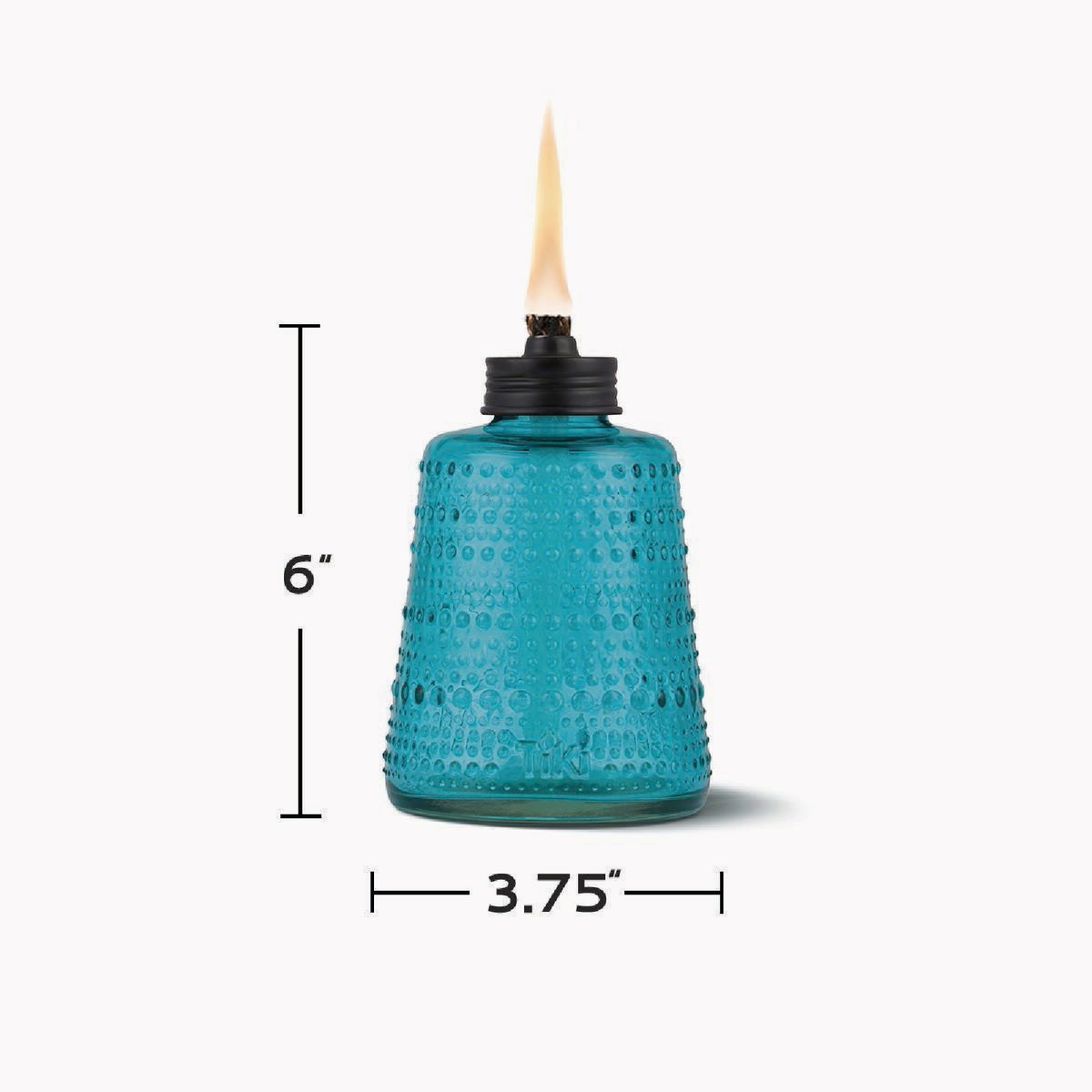 Tiki 6 In. Carnival Glass Table Torch