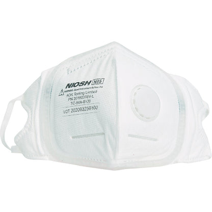 Softseal V-Fold Design N95 Large 360-Degree Silicone Seal Respirator With Valve (3-Pack)