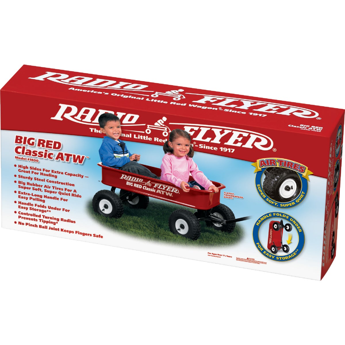 Radio Flyer Big Red Classic 36 In. ATW Wagon