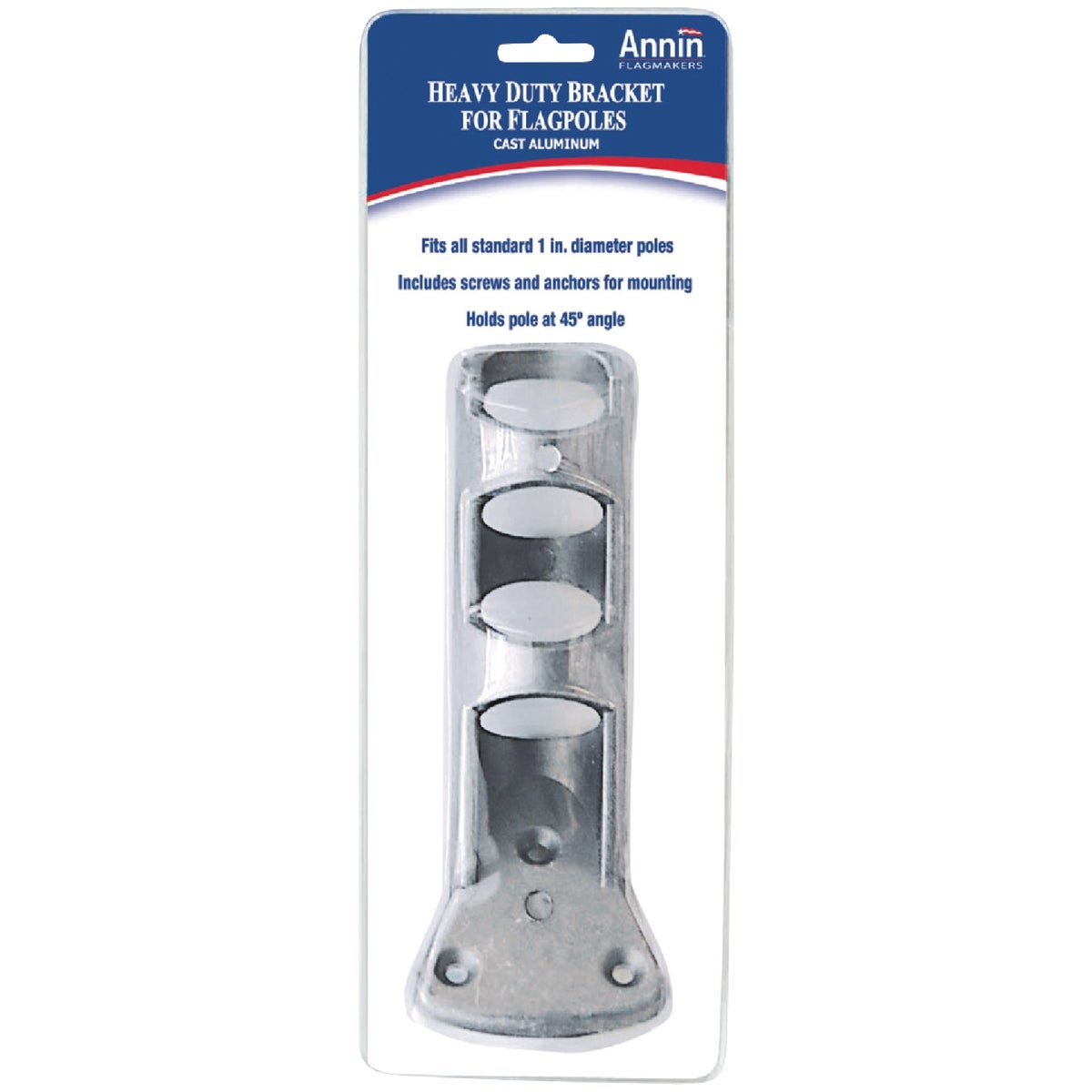 Annin 1-Postition 1 In. Aluminum Flag Pole Bracket