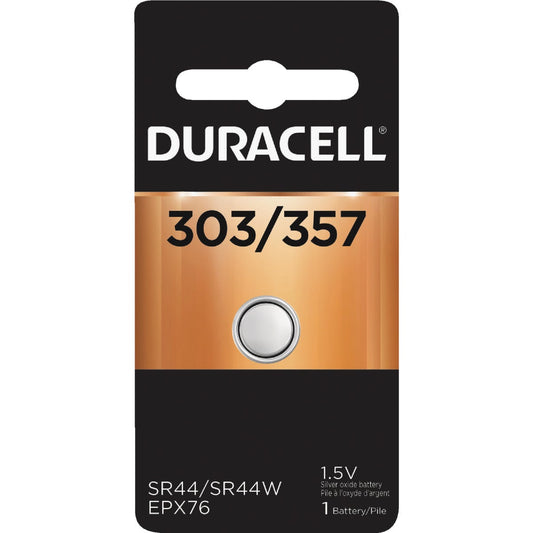 Duracell 303/357 Silver Oxide Button Cell Battery