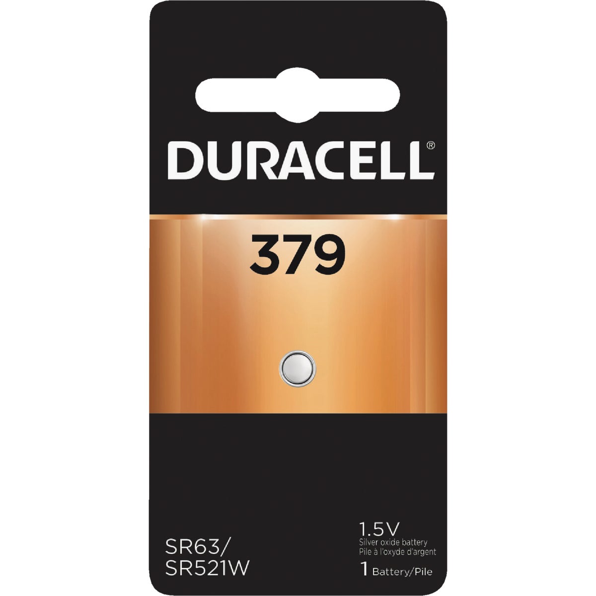 Duracell 379 Silver Oxide Button Cell Battery