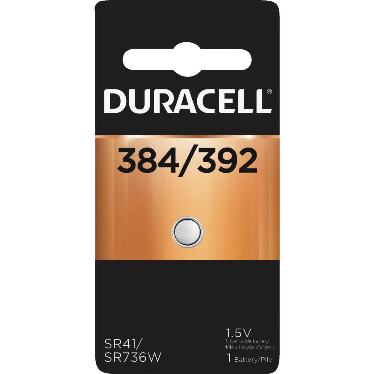 Duracell 384/392 Silver Oxide Button Cell Battery