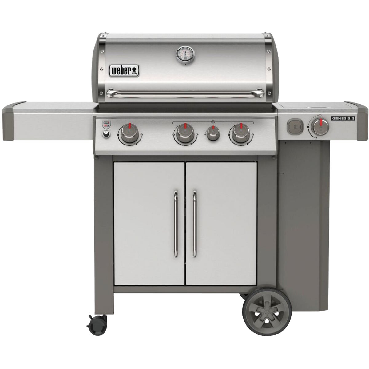 Weber Genesis II S-335 3-Burner Stainless Steel 39,000 BTU LP Gas Grill with 12,000 BTU Side -Burner