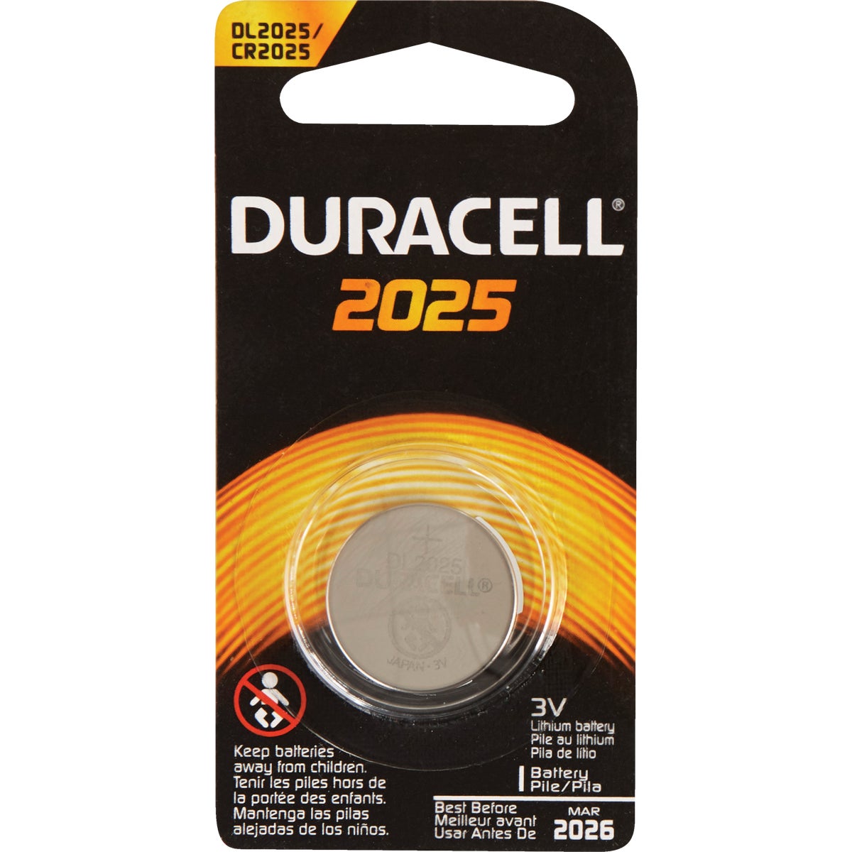 Duracell 2025 Lithium Coin Cell Battery