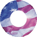 PoolCandy Ride-On 36 In. Stars & Stripes LED Illuminated Inflatable Pool Tube