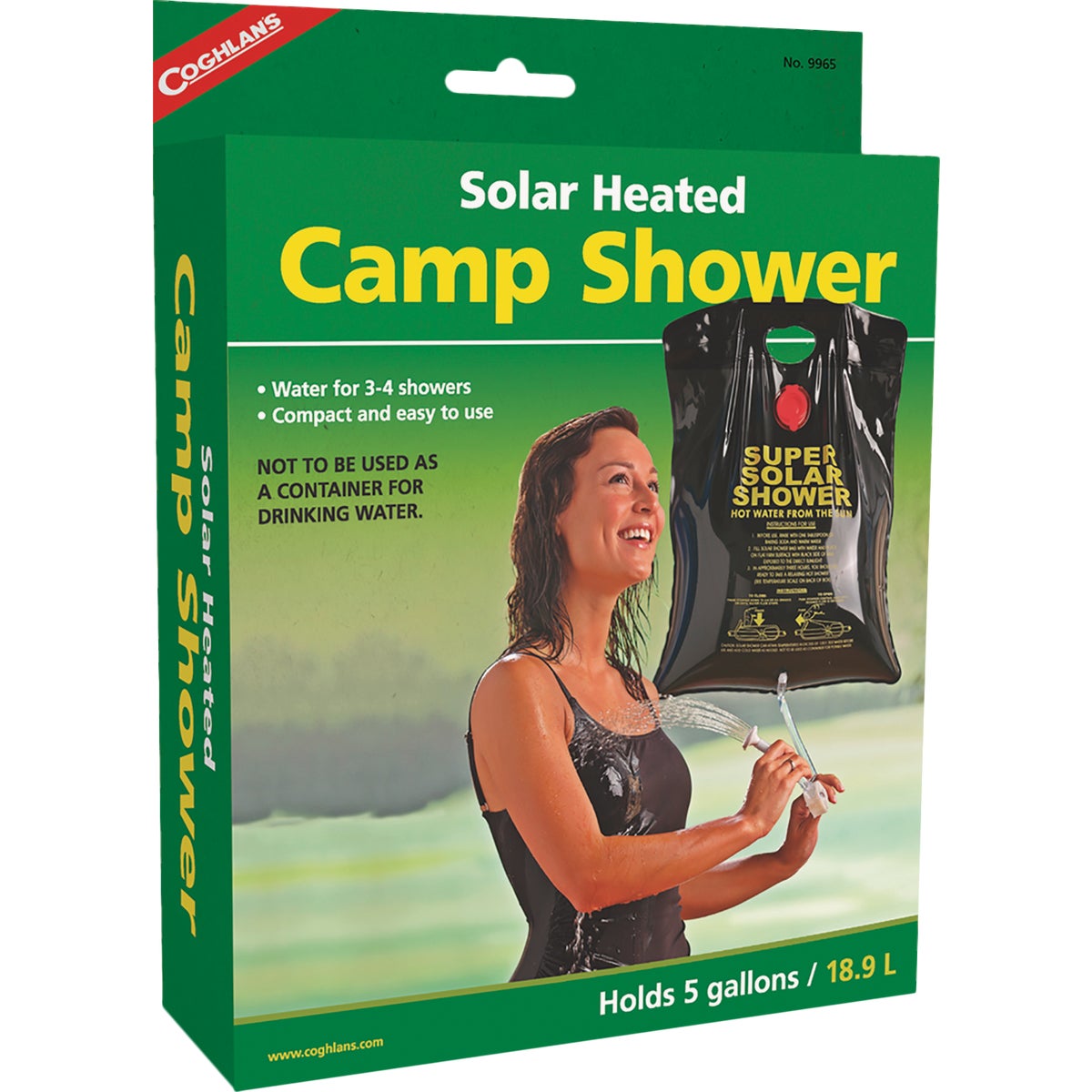 Coghlans 5 Gal. Solar Heated Camp Shower