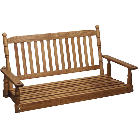 Hinkle Chair Company Cumberland 4 Ft. Maple Porch Swing