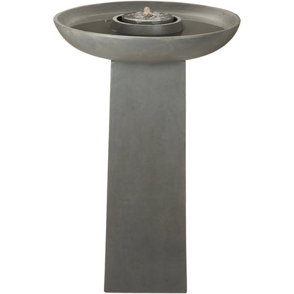 Best Garden 61 In. W. x 92 In. H. 61 In. L. Cement & Resin Bird Bath Fountain