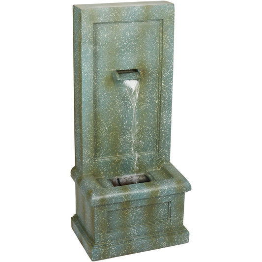 Best Garden 30 In. W. x 100.5 In. H. x 45.5 In. L. Cement Wall Fountain