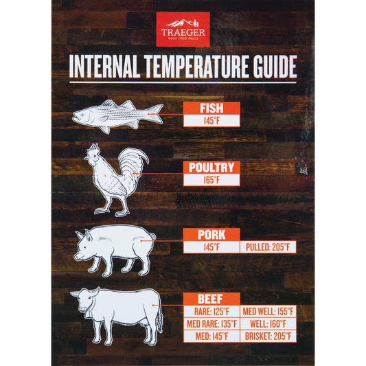 Traeger Internal Temperature Guide Magnet