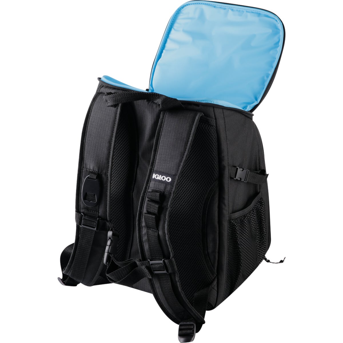 Igloo Outdoorsman Gizmo 30-Can Backpack Soft-Side Cooler, Blue
