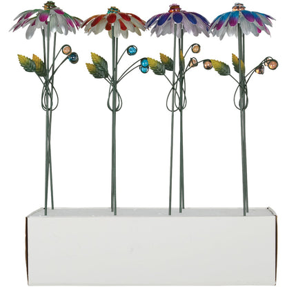 Exhart 21 In. Metal Daisy Plant Stake