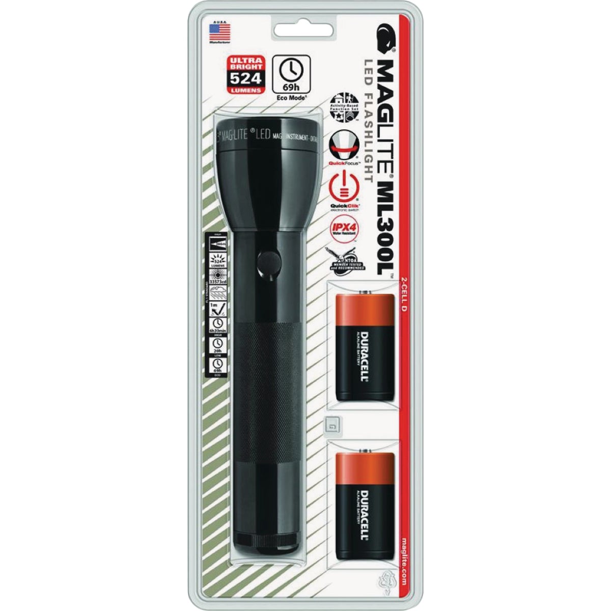 Maglite ML300L 2D LED Flashlight