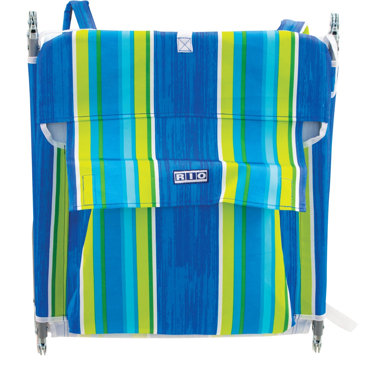 Rio Brands Beach Multiple-Position  Steel Folding Backpack Lounger