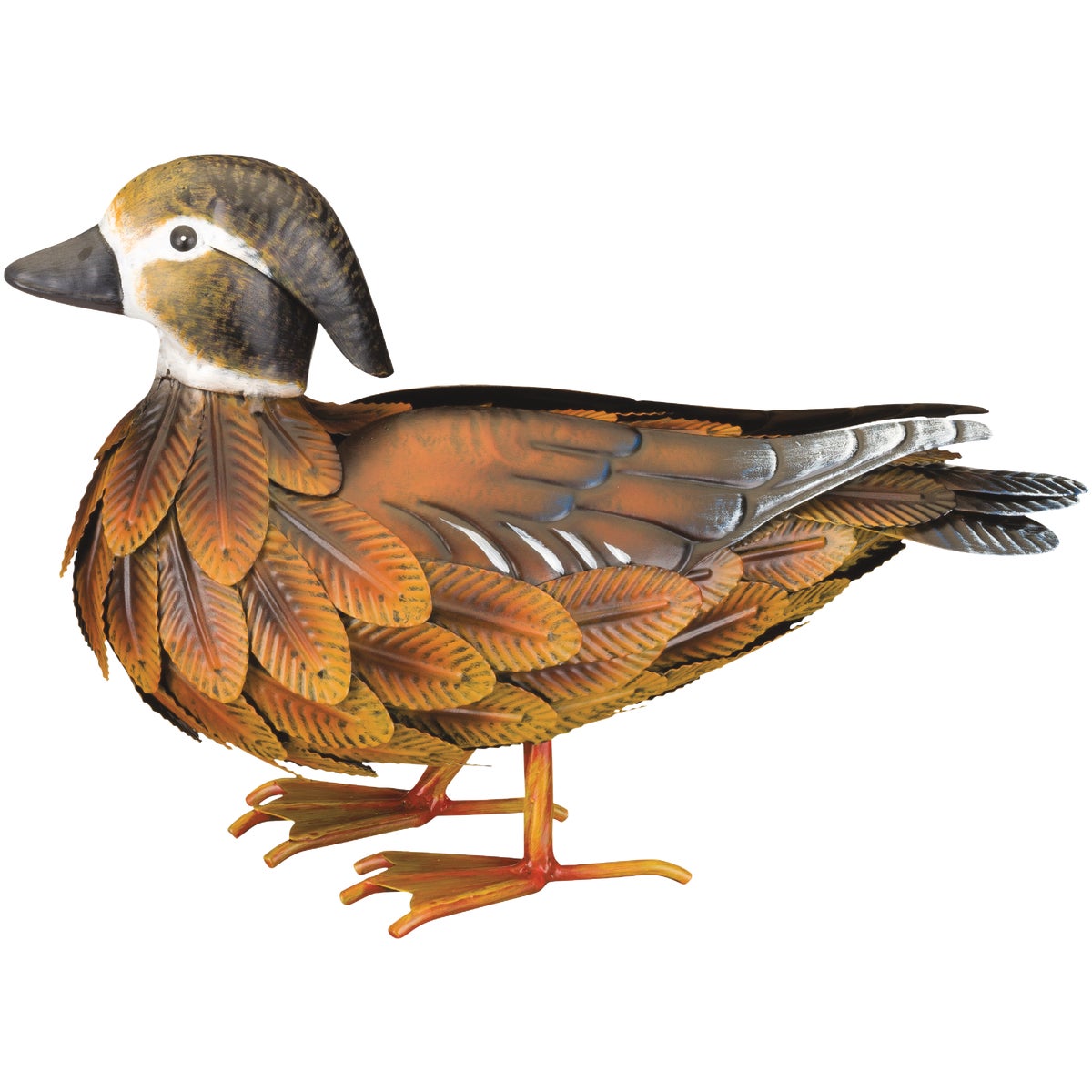 Regal Art & Gift 15 In. H. Metal Female Wood Duck Lawn Ornament