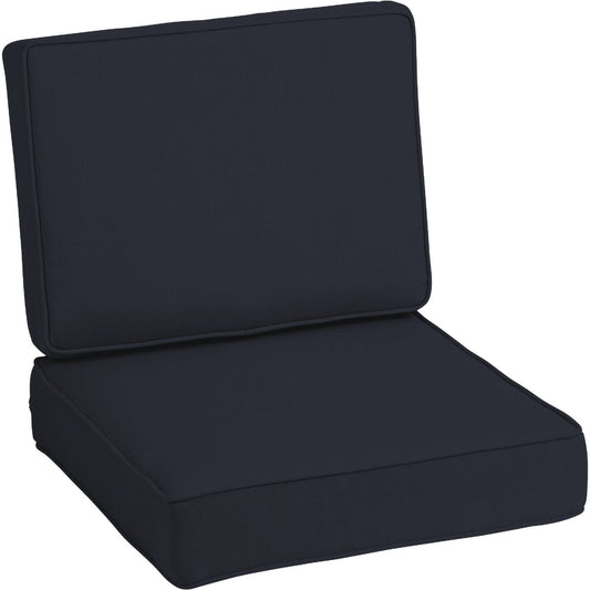 Arden Selections ProFoam 24 In. W. x 6 In. H. x 42 In. L. Acrylic Outdoor Deep Seat Cushion, Classic Navy Blue