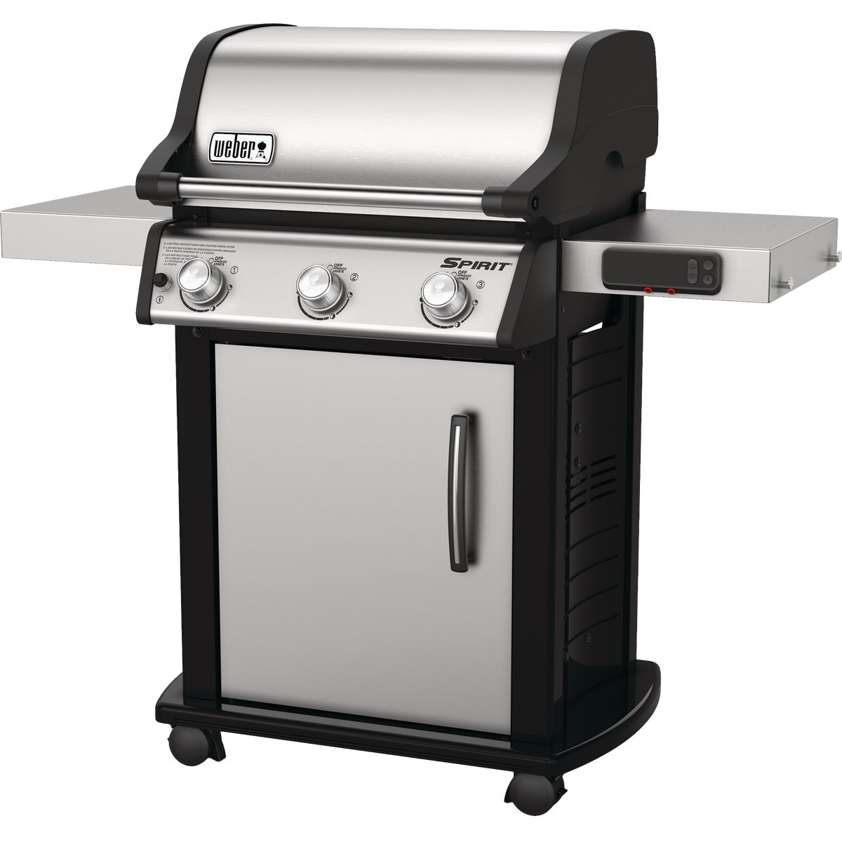 Weber Spirit II Smart Grill SX-315 3-Burner Stainless Steel 32,000 BTU LP Gas Grill