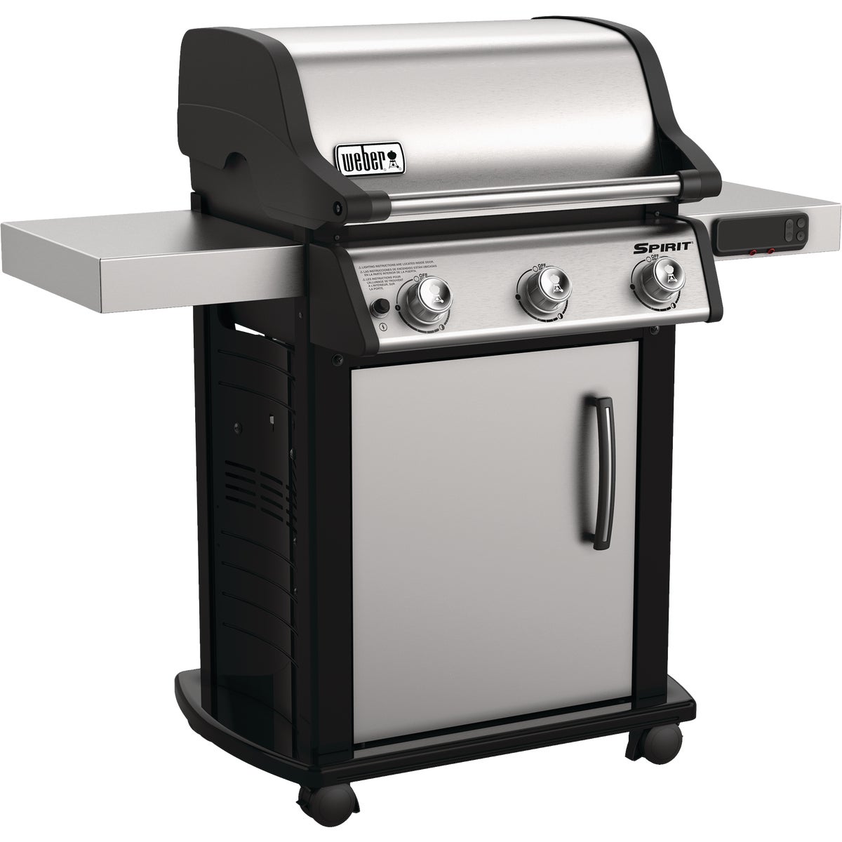 Weber Spirit II Smart Grill SX-315 3-Burner Stainless Steel 32,000 BTU LP Gas Grill