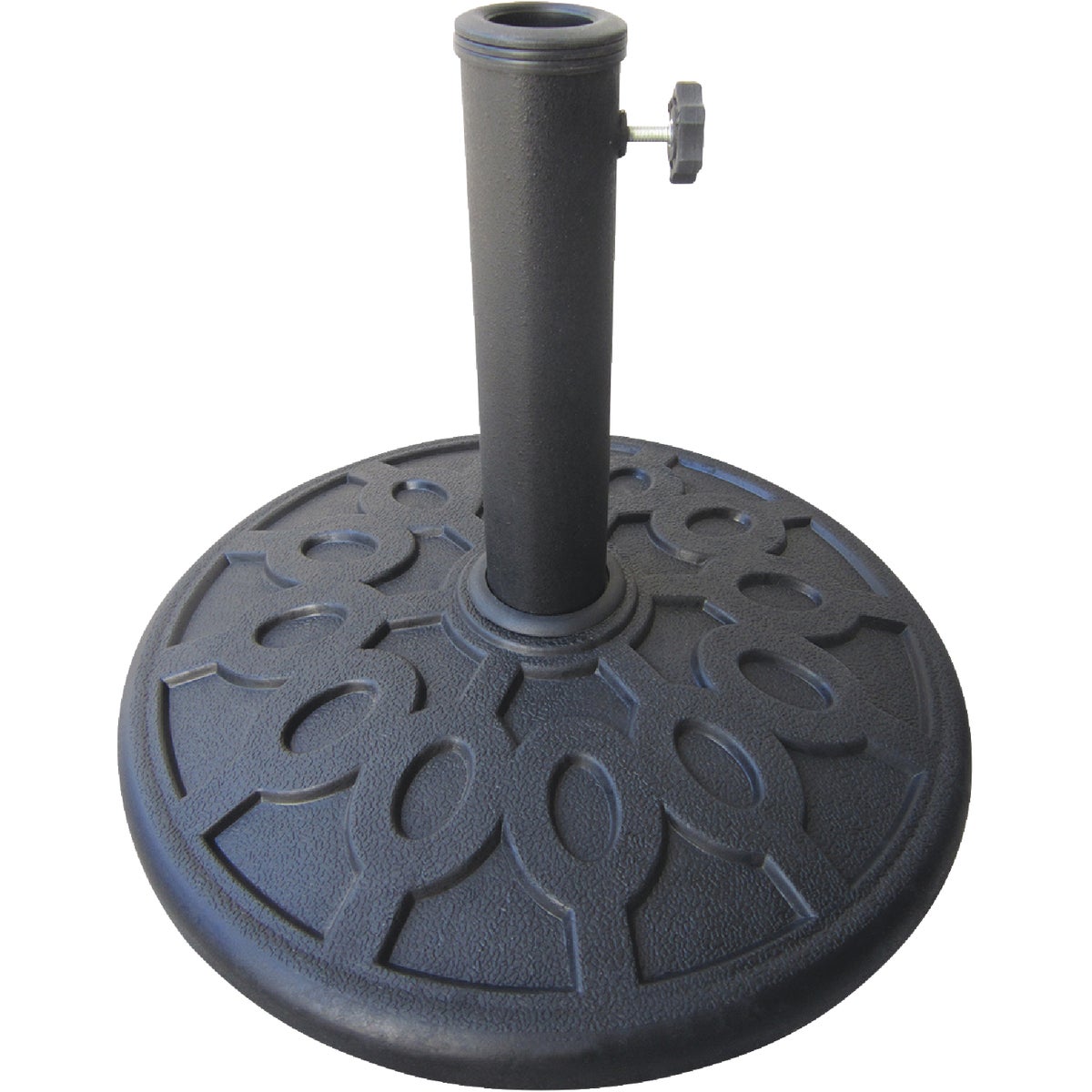 Bond Shade Factory Regency 16-1/2 In. Round Black Envirostone Umbrella Base