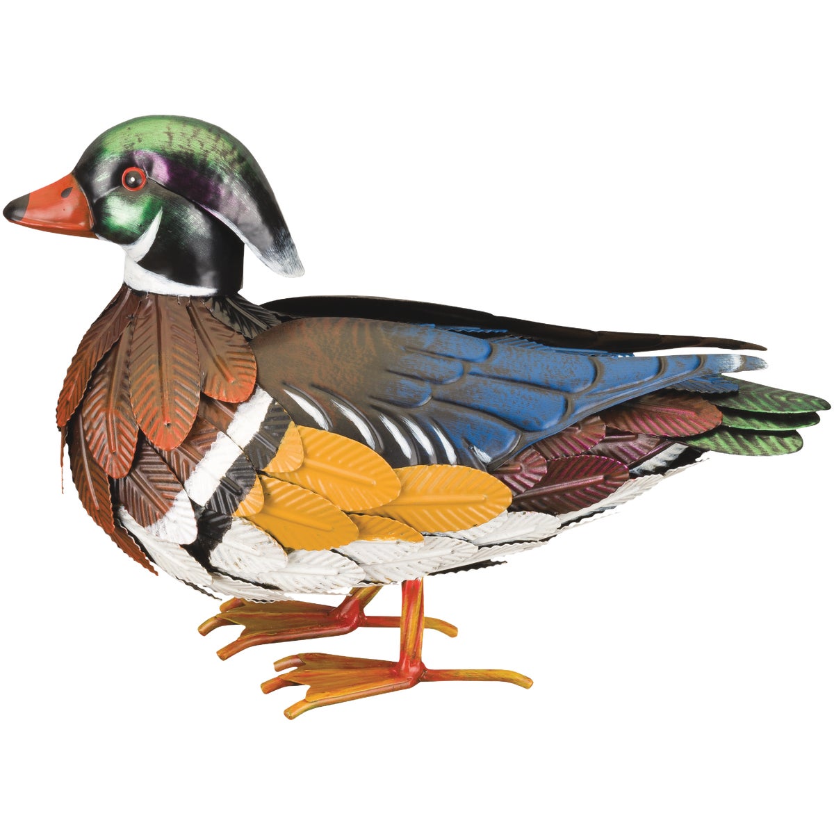 Regal Art & Gift 15 In. H. Metal Male Wood Duck Lawn Ornament