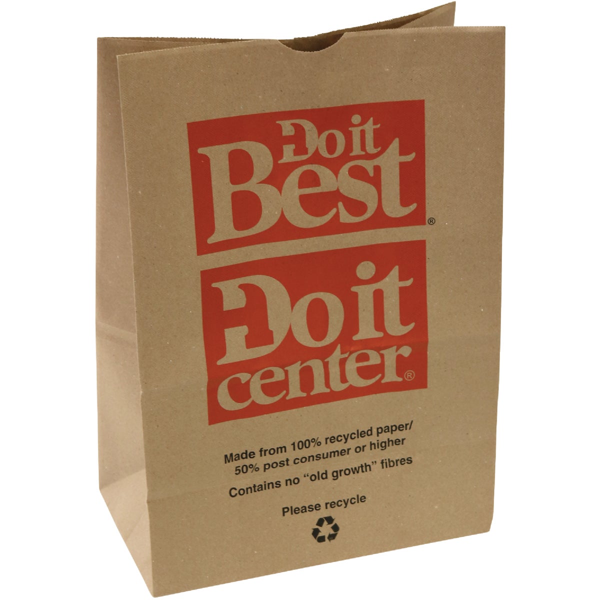 Do it Best 65 Lb. Capacity Paper Shopping Bag (500-Pack)