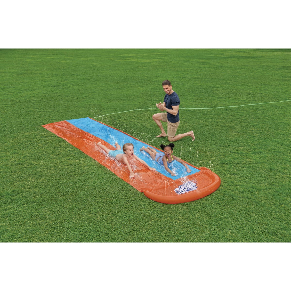 H2OGO! 16 Ft. Double Water Slide