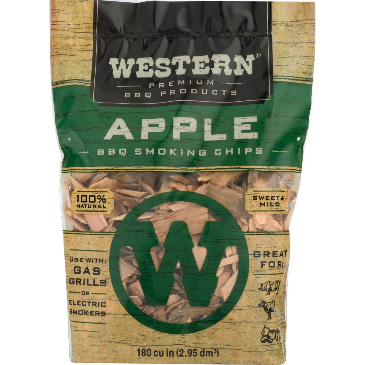 Western 180 Cu. In. Apple Wood Smoking Chips