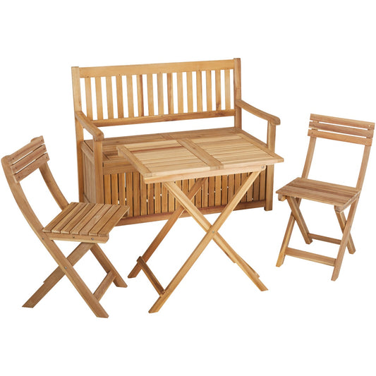 Wooden Storage Bench - Bistro Combo Set