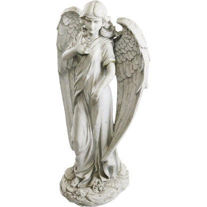 Alpine 31 In. H. Fiberstone Angel Statue