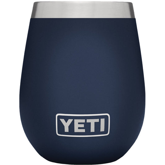 Yeti Rambler 10 Oz. Navy Blue Stainless Steel Insulated Wine Tumbler