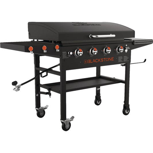 Blackstone 4-Burner Black 15,000 BTU 768 Sq. In. Outdoor LP Gas Griddle