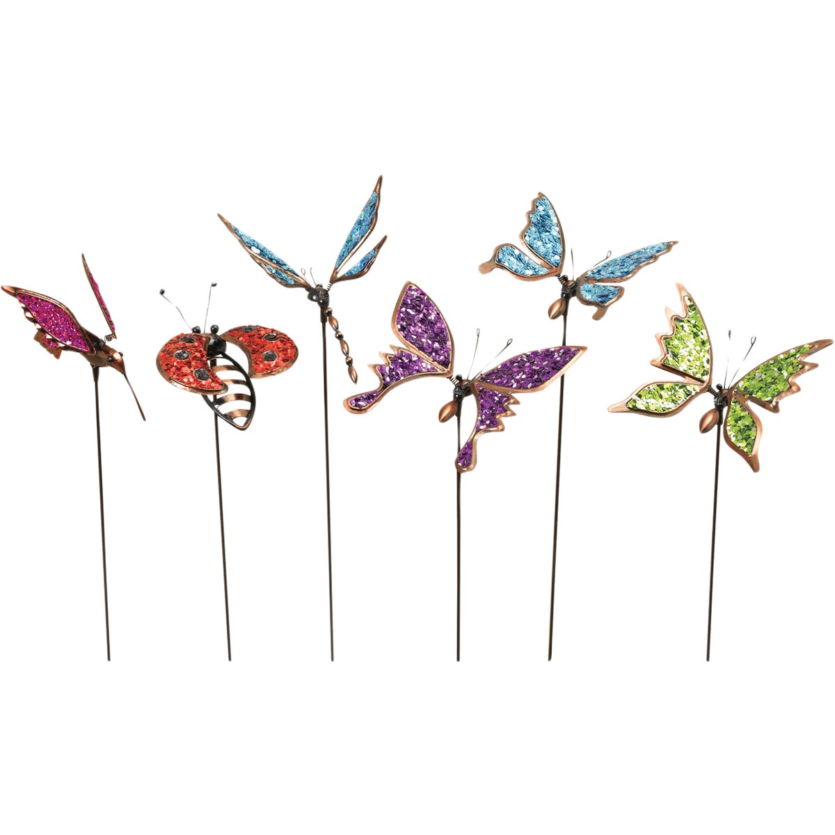 Mission Gallery 20.47 In. H. Metal Flying Friends Garden Stake