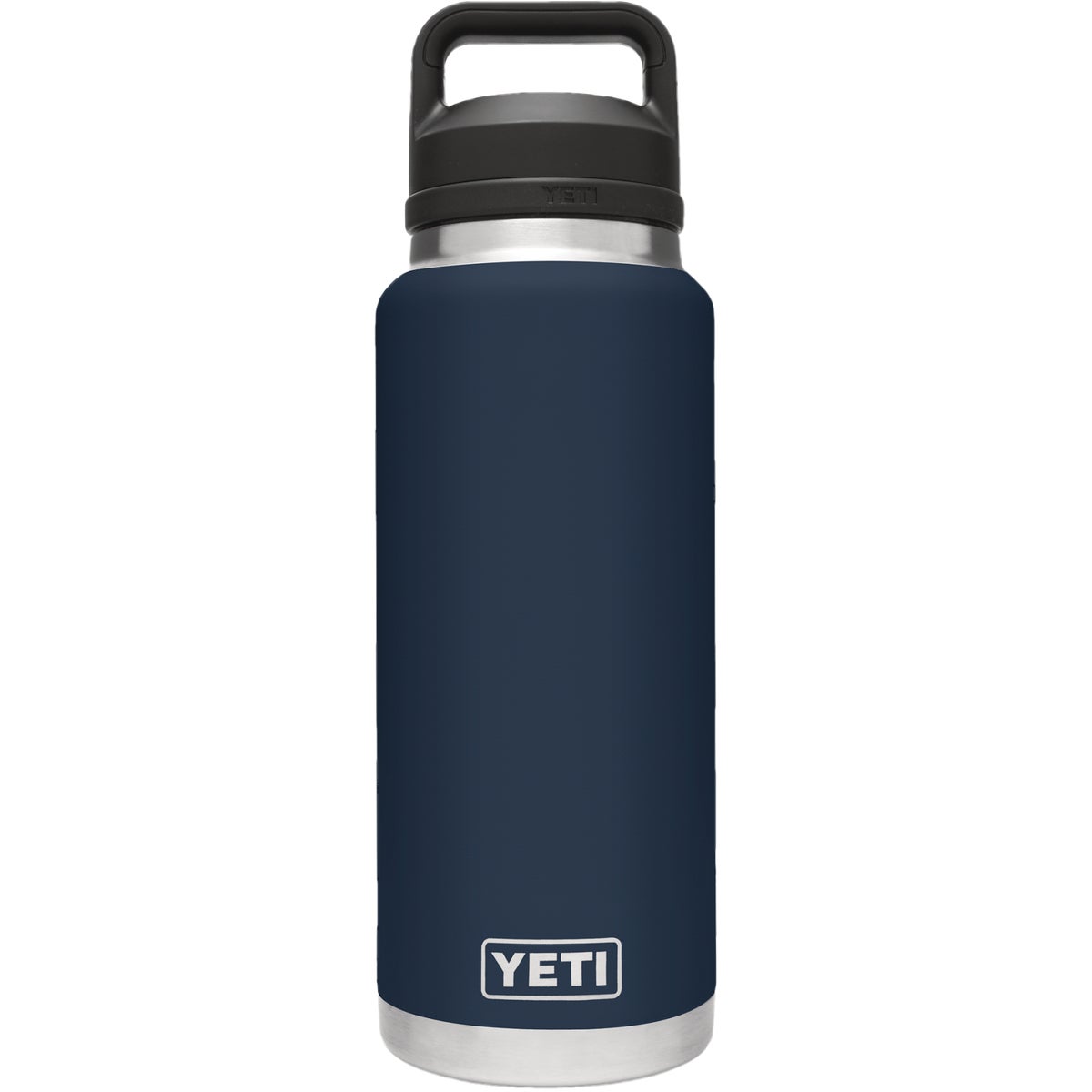 Yeti Rambler 36 Oz. Navy Stainless Steel Insulated Vacuum Bottle with Chug Cap