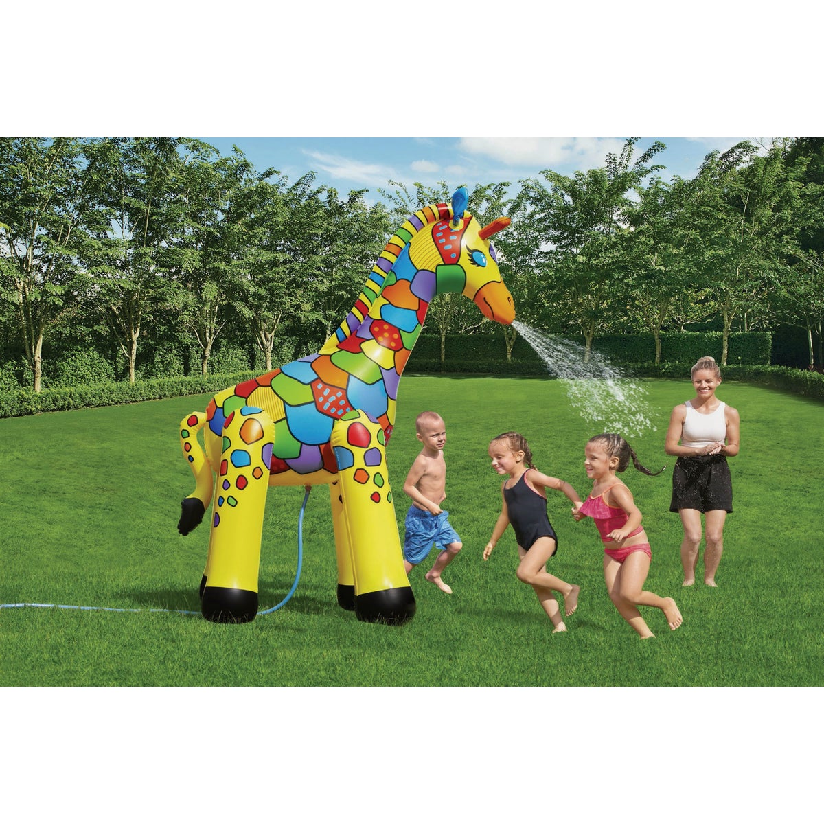 H20GO! 56 In. x 41 In. x 6 Ft. 6 In. Jumbo Giraffe Sprinkler