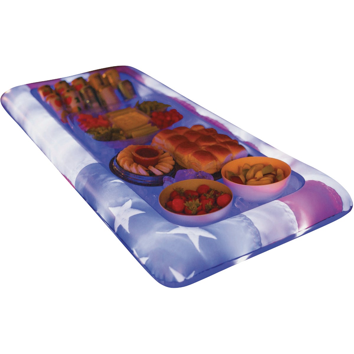 PoolCandy Stars & Stripes LED Illuminated Buffet Cooler