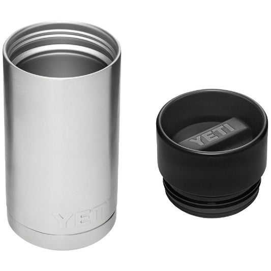 Yeti Rambler 12 Oz. Silver Stainless Steel Insulated Vacuum Bottle with Hot Shot Cap