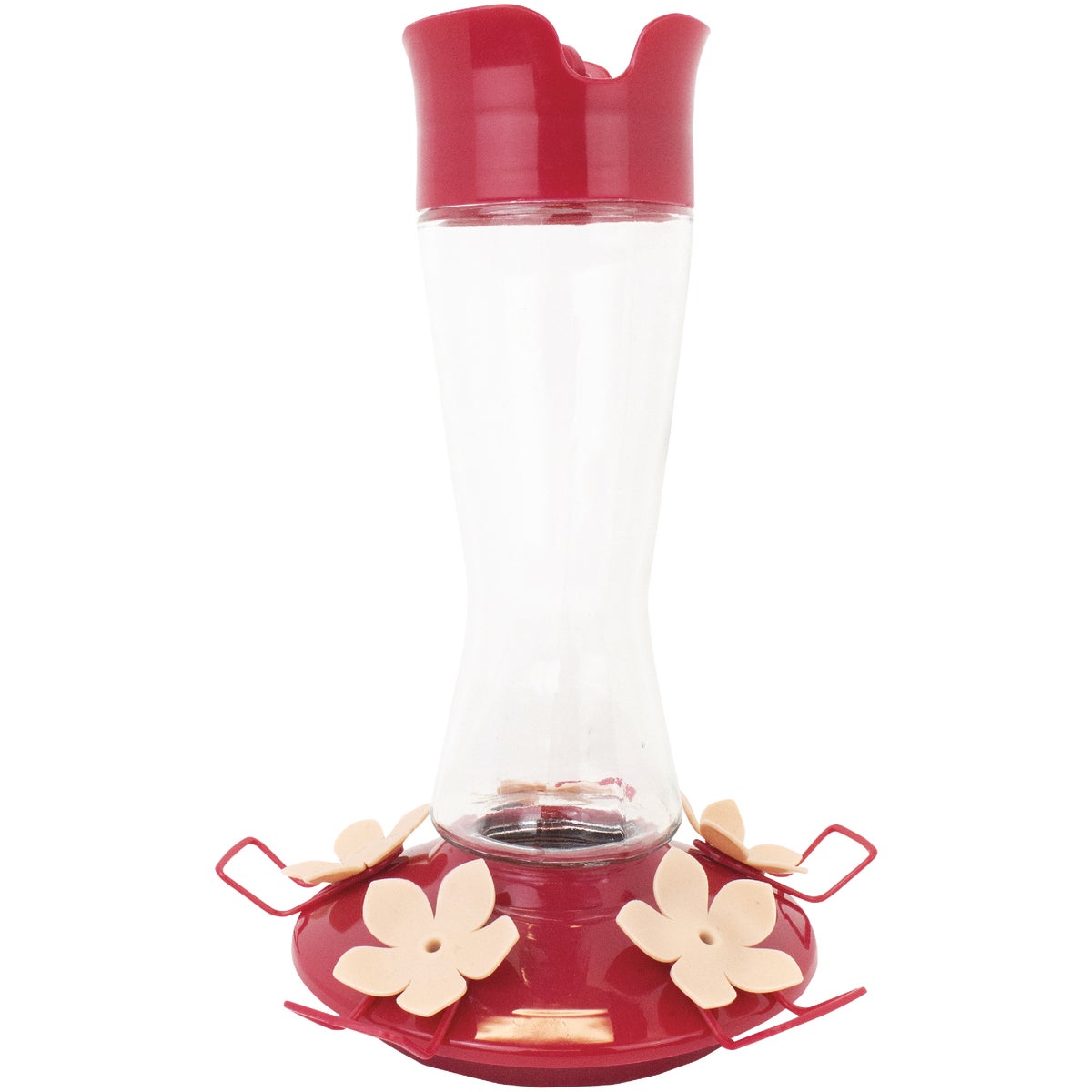 Perky Pet 12 Oz. Glass Top Fill Pinch Waist Hummingbird Feeder