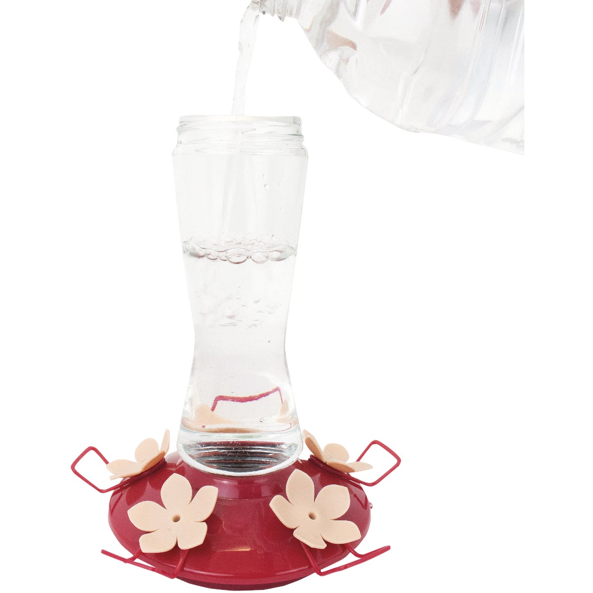 Perky Pet 12 Oz. Glass Top Fill Pinch Waist Hummingbird Feeder