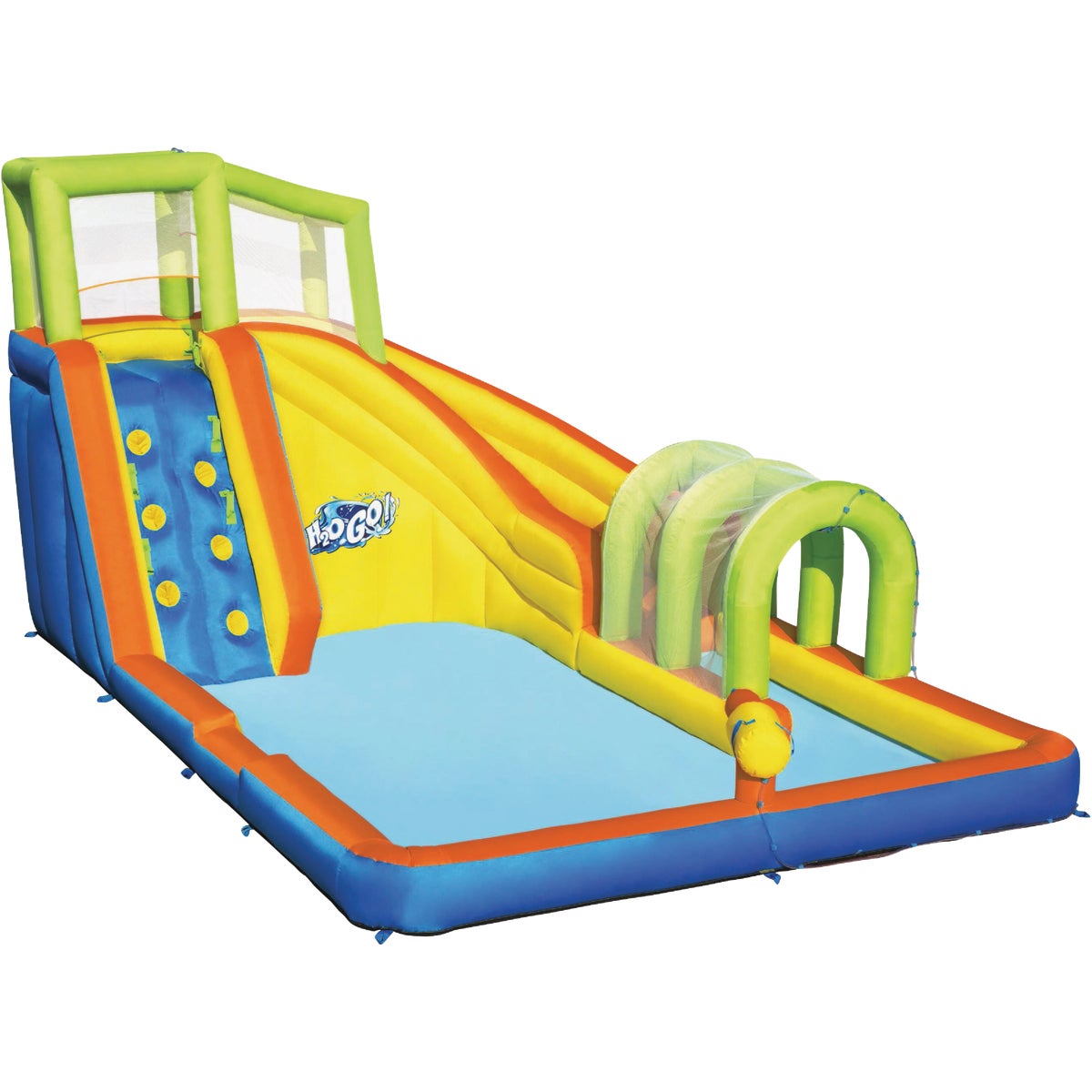 H2OGO! 16 Ft. 3 In. x 10 Ft. 6 In. x 8 Ft. 6 In. Cascade Cove Mega Water Park