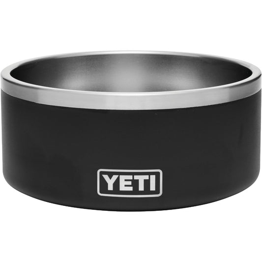 Yeti Boomer 8 Stainless Steel Round 8 C. Dog Food Bowl, Black