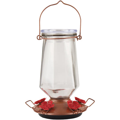 Perky-Pet Crystal 28 Oz. Glass Top-Fill Hummingbird Feeder