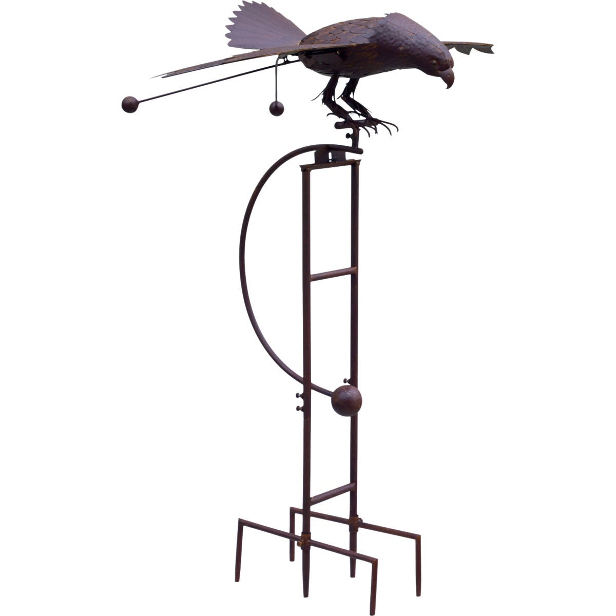 Terre Verde 76 In. Steel Jumbo Rocking Eagle Garden Stake