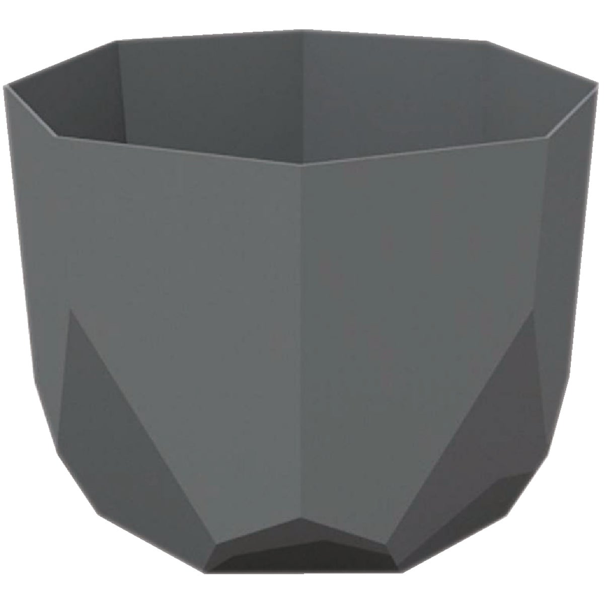 Bloem Tuxton 8 In. Plastic Charcoal Planter