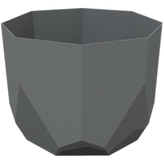 Bloem Tuxton 8 In. Plastic Charcoal Planter