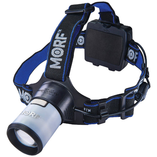 Police Security MORF 300 Lm. LED 4AA 3-In-1 Removable Lantern Headlamp