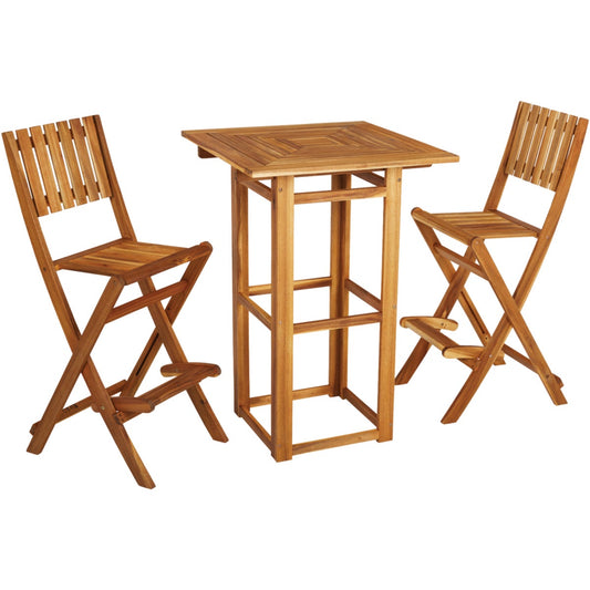 Outdoor Expressions 3-Piece Bar Height Bistro Set