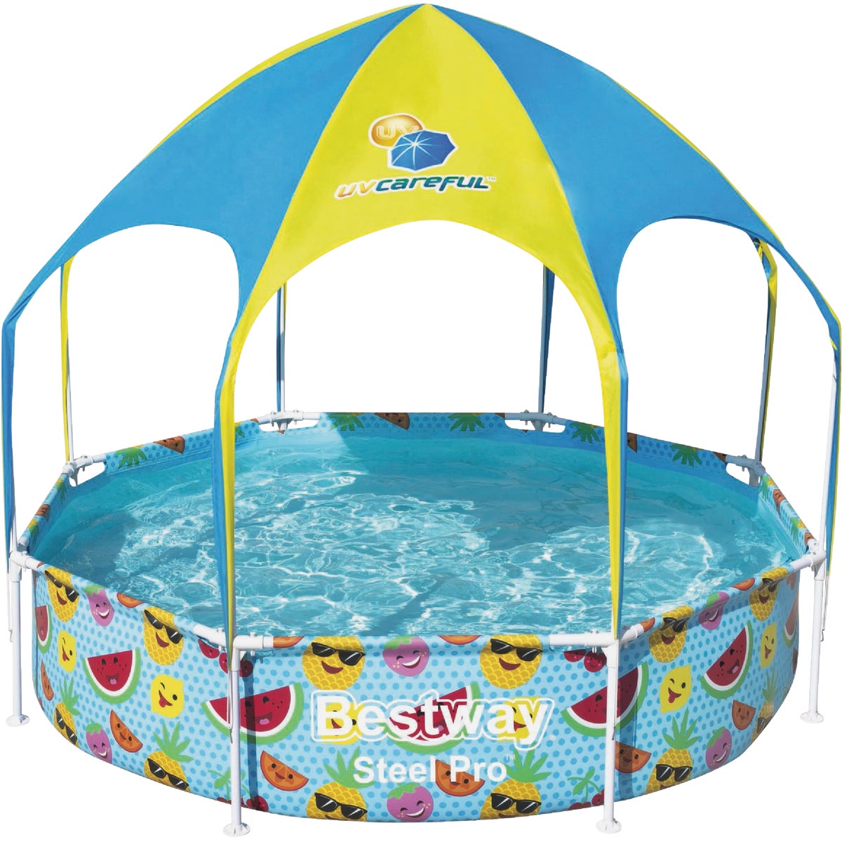 Steel Pro UV Careful Splash-in-Shade 20 In. D. x 8 Ft. Dia. Play Pool