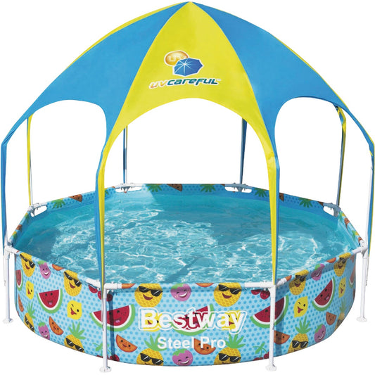 Steel Pro UV Careful Splash-in-Shade 20 In. D. x 8 Ft. Dia. Play Pool